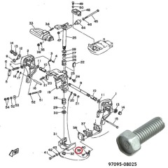 YAMAHA BOLT - 97095-08025